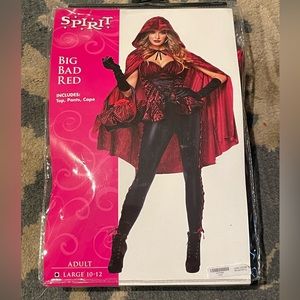 Halloween costume - Little red riding hood, Large, 10/12